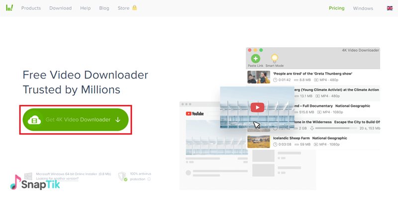 Tải video 1080p nhanh - Ứng dụng máy tính: điều khiển sâu và nhiều tùy chọn