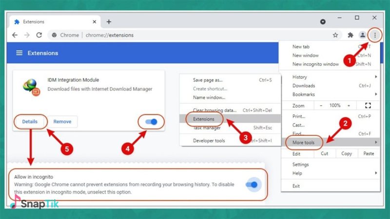 Tiện ích chrome tải video - Thực hiện tải từ các trang phổ biến