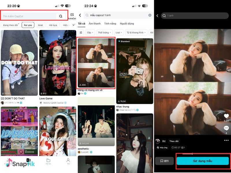 Lưu template capcut chỉnh sửa - Trên máy tính