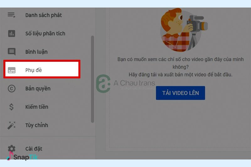 Tải video có phụ đề - Gợi ý kịch bản sử dụng Tải video có phụ đề - Gợi ý kịch bản sử dụng